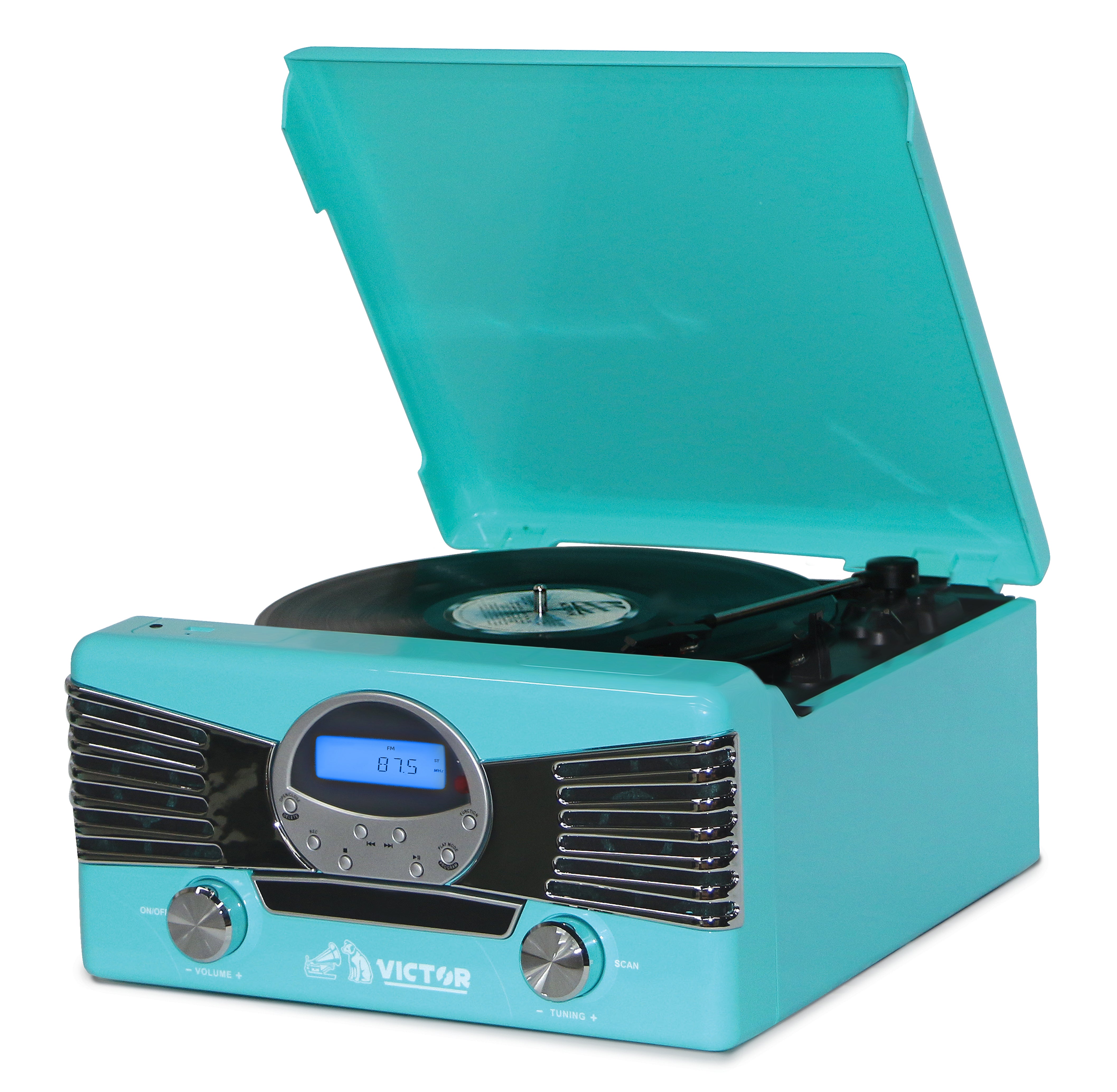 Diner 7-in-1 Turntable Music Center – victoraudio