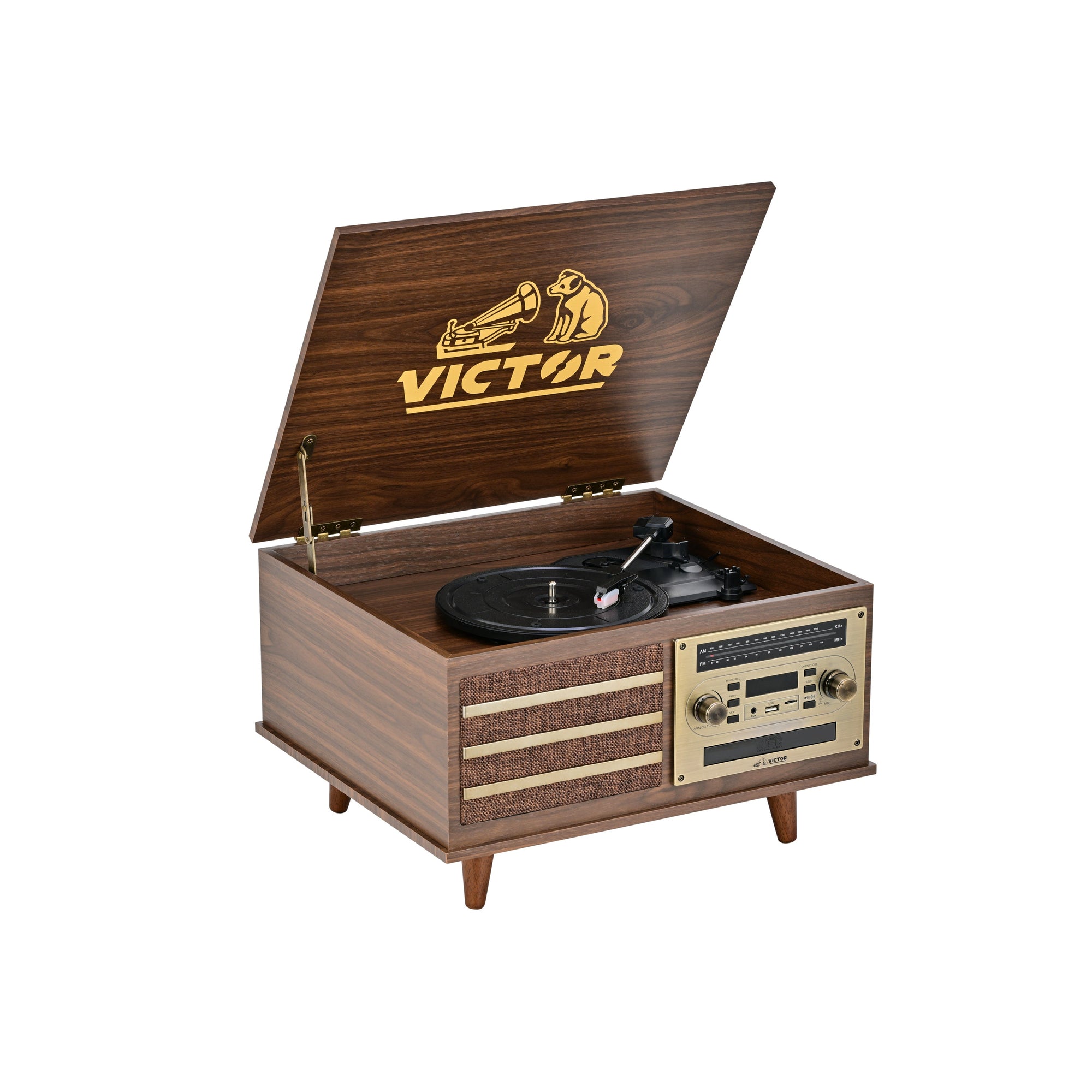Wood Record Player