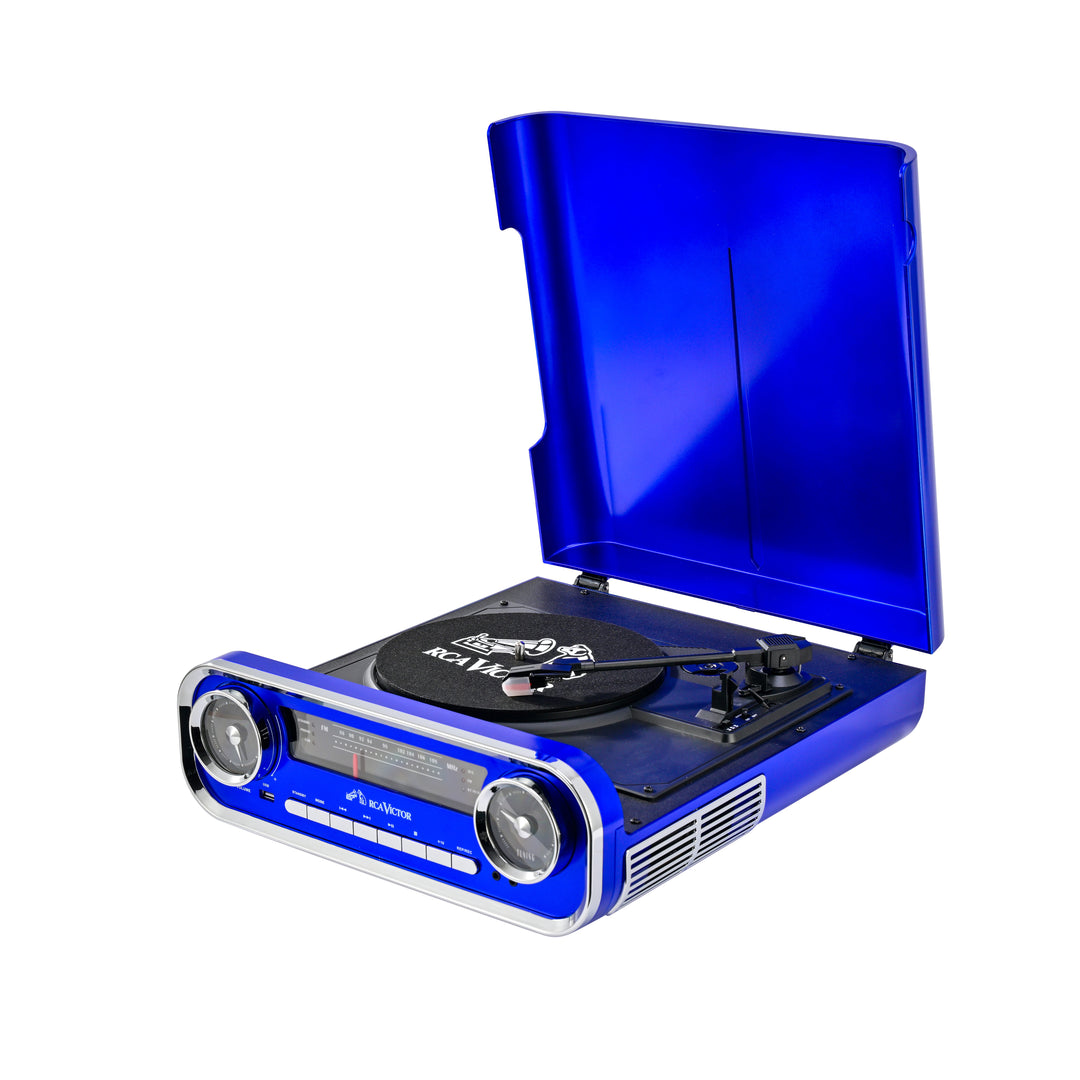 Woodward 7-in-1 Turntable Music Center with AudioStream™