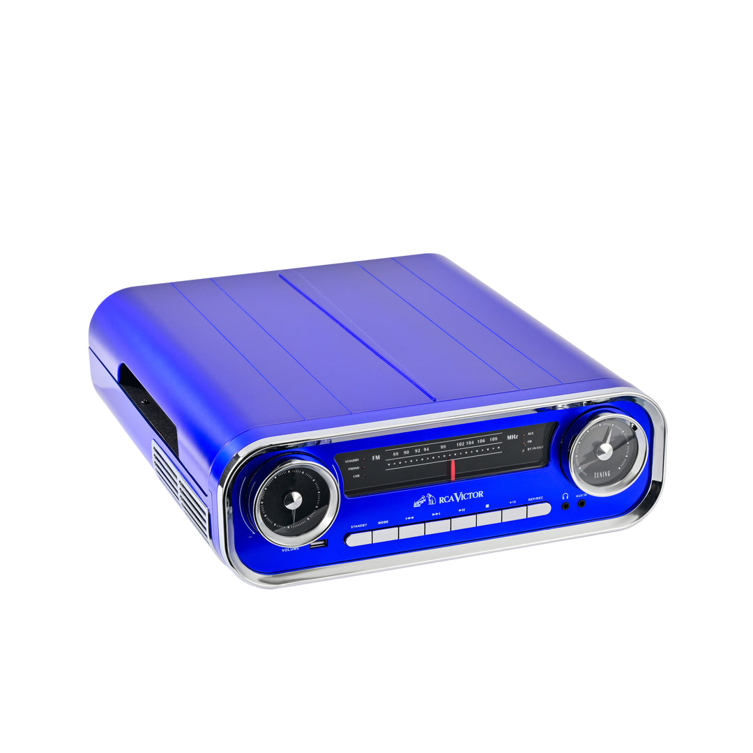 Woodward 7-in-1 Turntable Music Center with AudioStream™