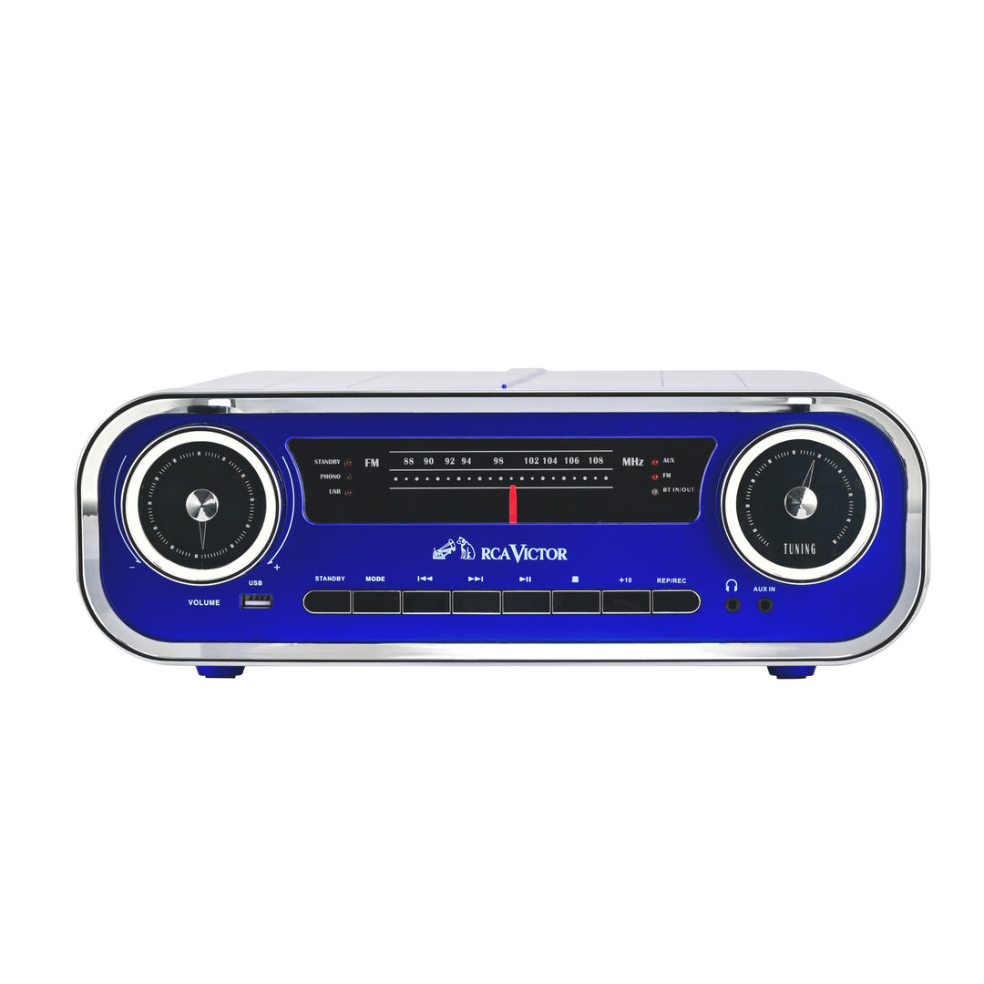 Woodward 7-in-1 Turntable Music Center with AudioStream™