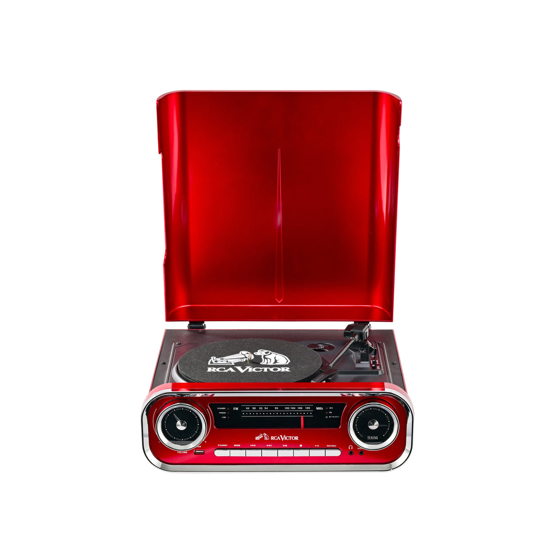 Woodward 7-in-1 Turntable Music Center with AudioStream™