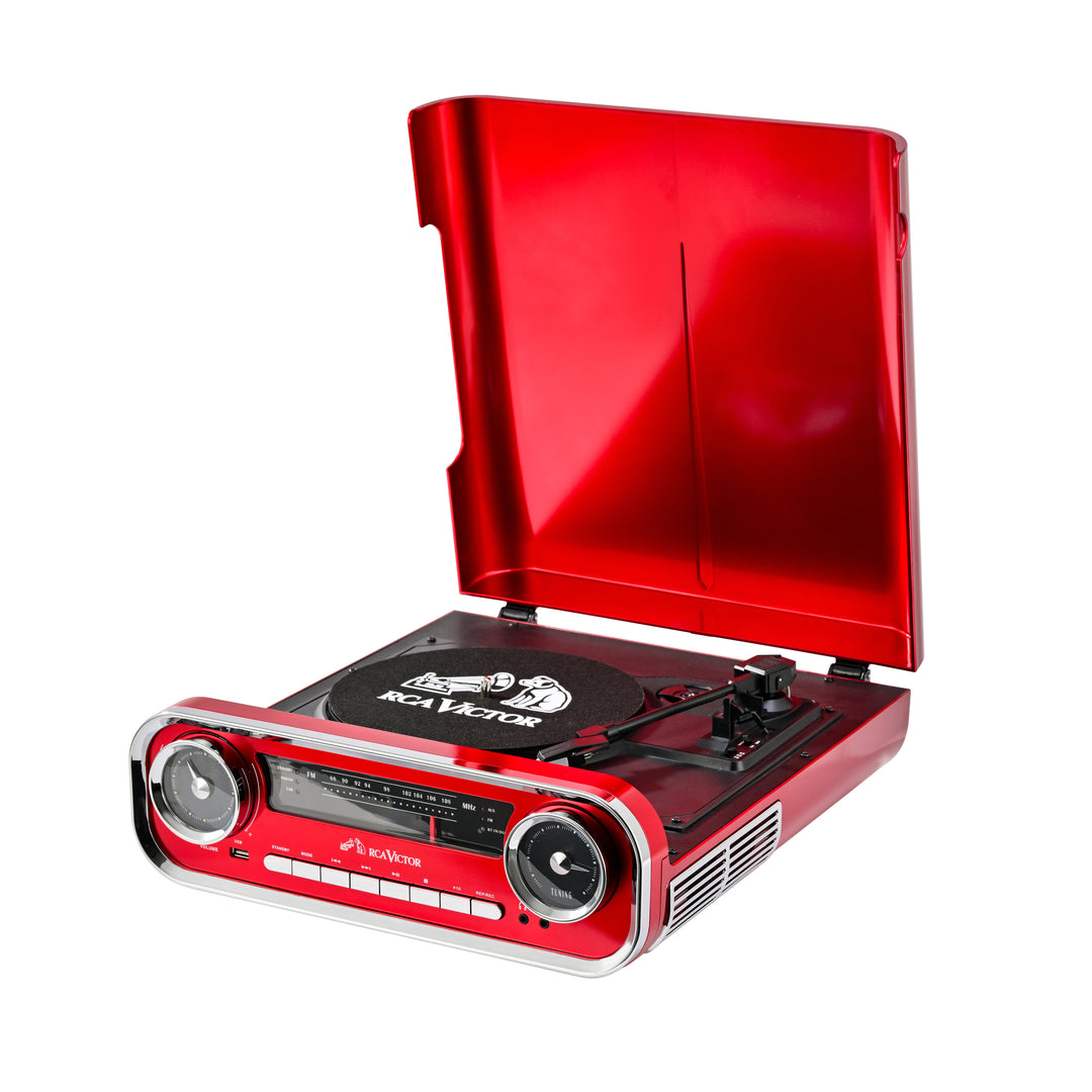 Woodward 7-in-1 Turntable Music Center with AudioStream™