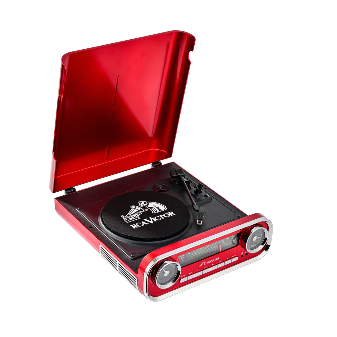 Woodward 7-in-1 Turntable Music Center with AudioStream™