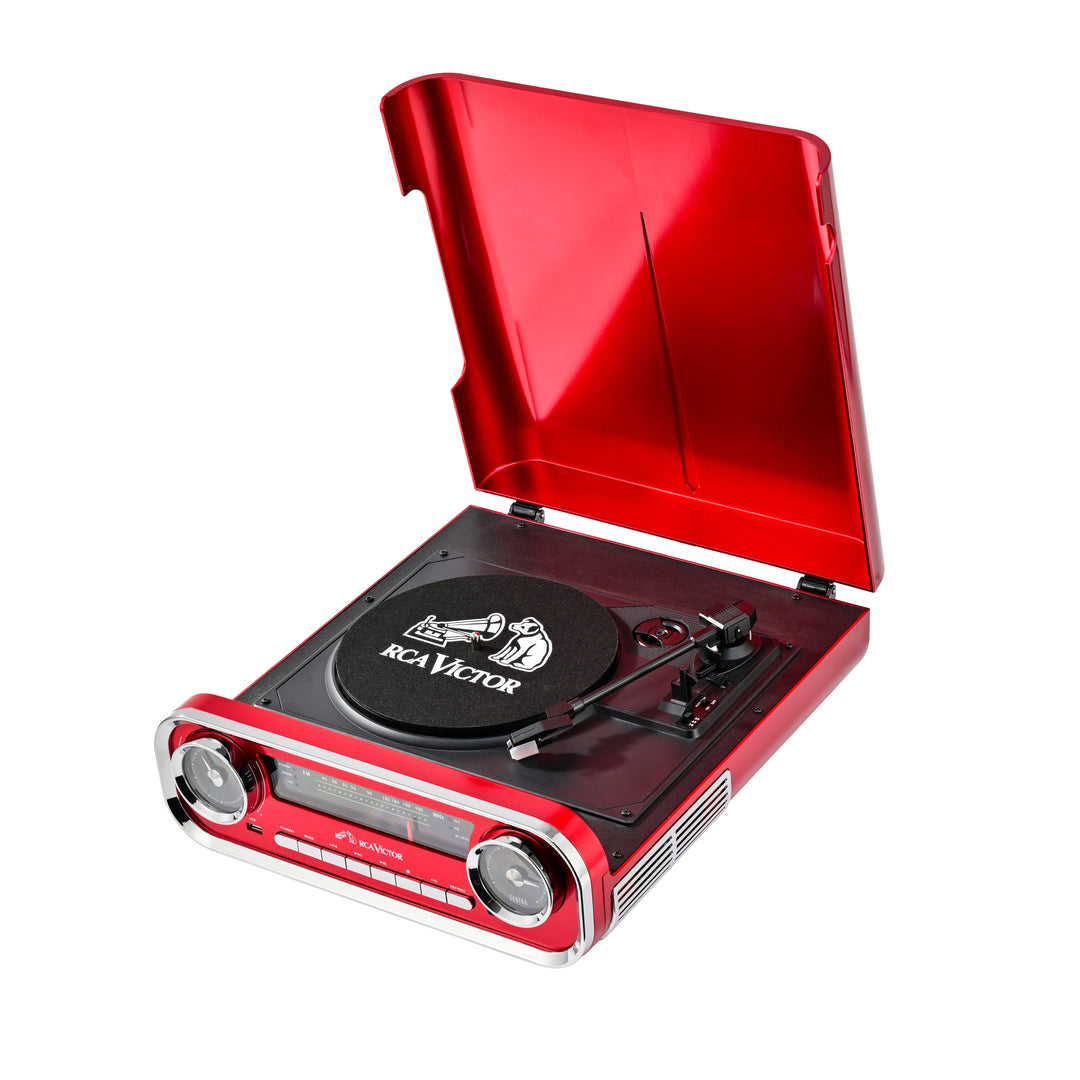 Woodward 7-in-1 Turntable Music Center with AudioStream™