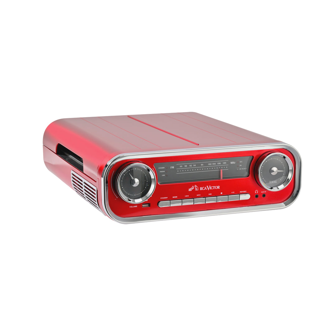 Woodward 7-in-1 Turntable Music Center with AudioStream™