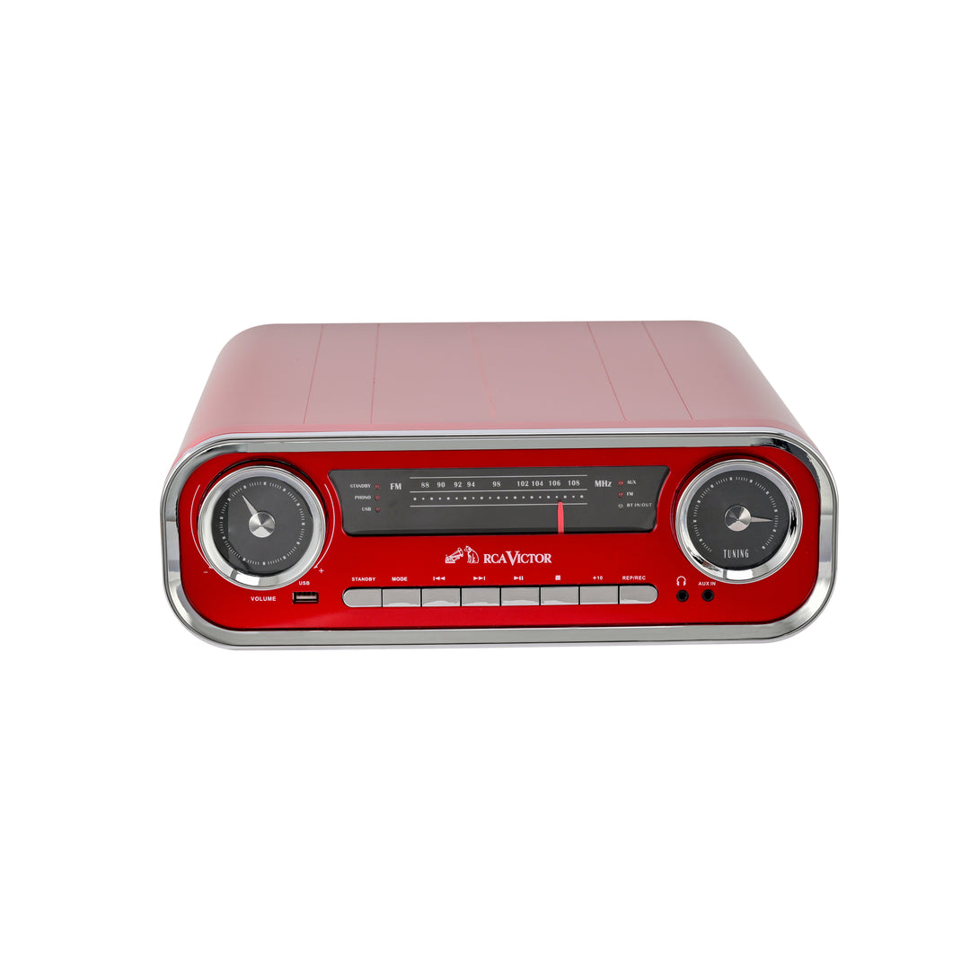 Woodward 7-in-1 Turntable Music Center with AudioStream™