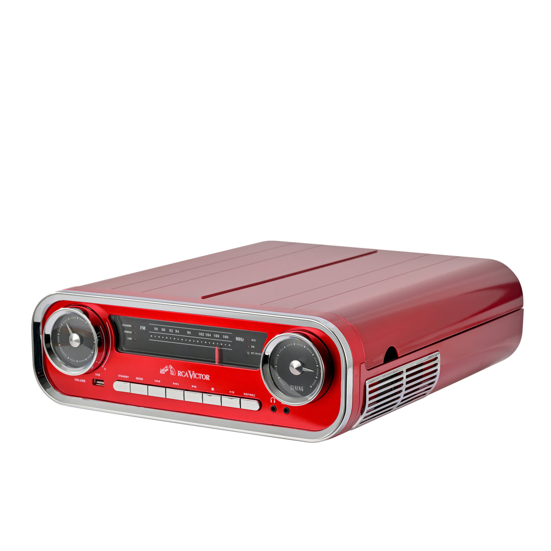 Woodward 7-in-1 Turntable Music Center with AudioStream™