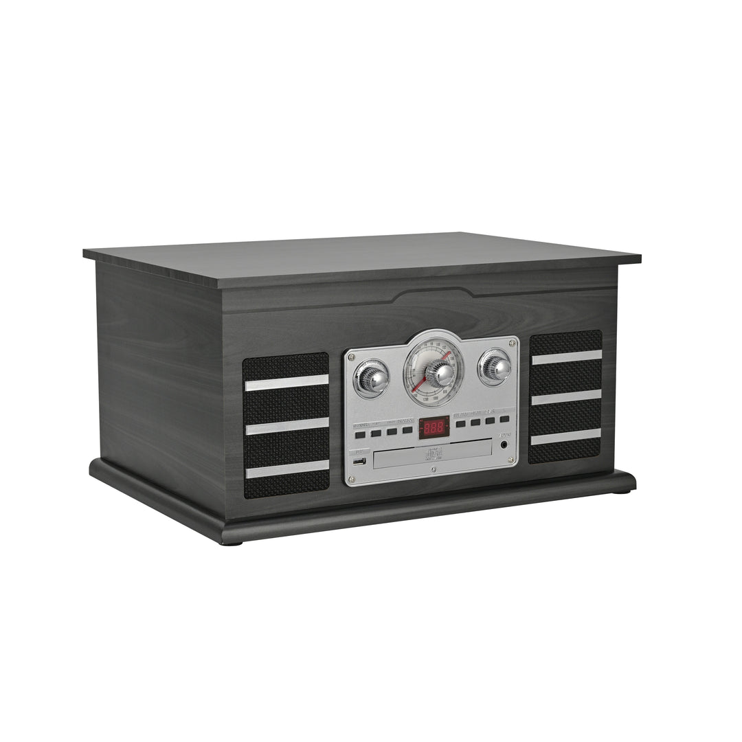 Roxbury 8-in-1 Turntable Music Center with AudioStream™
