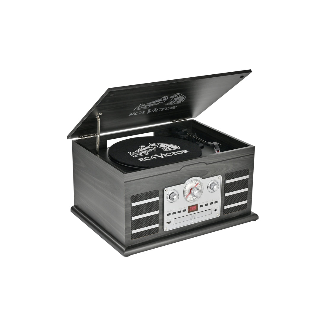 Roxbury 8-in-1 Turntable Music Center with AudioStream™