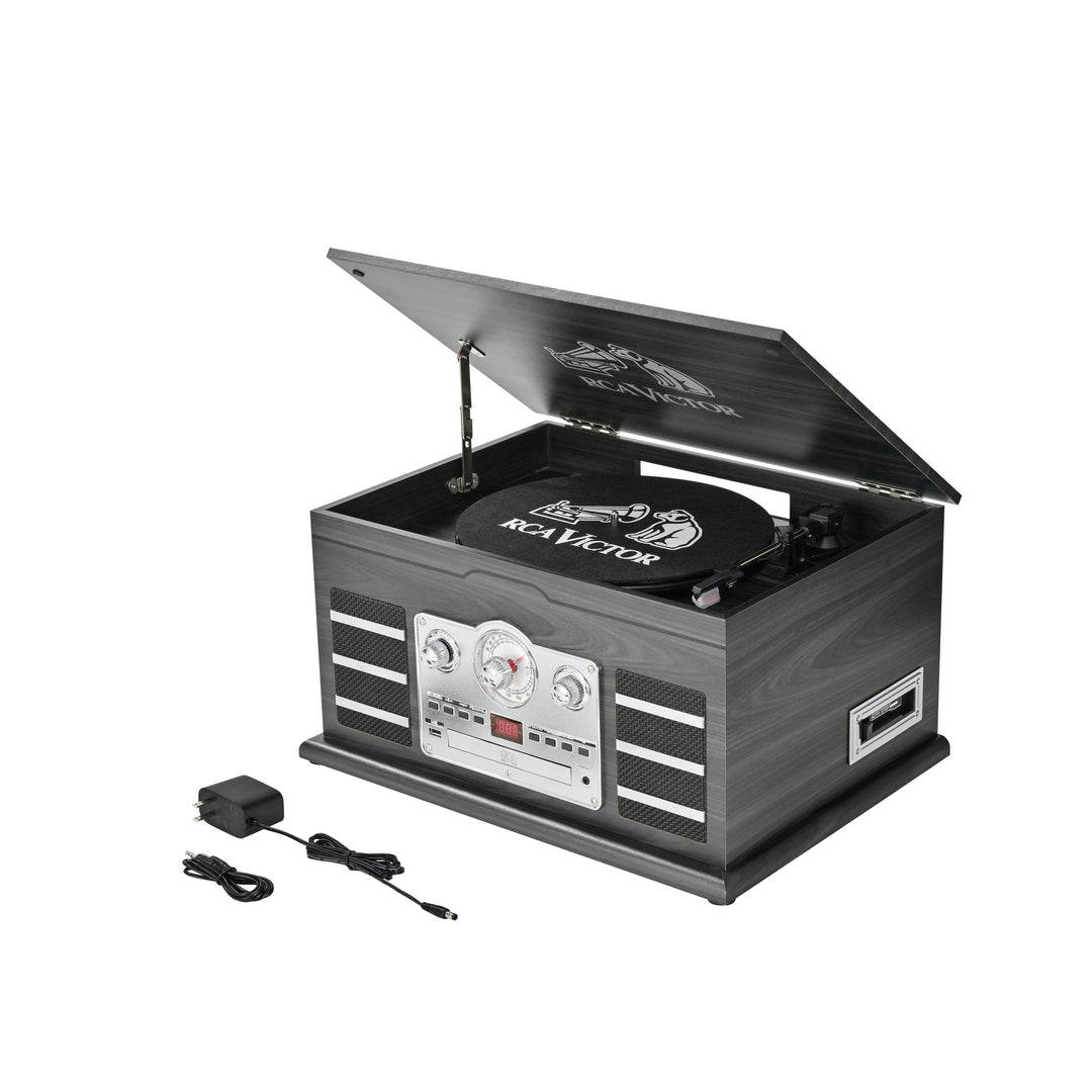 Roxbury 8-in-1 Turntable Music Center with AudioStream™