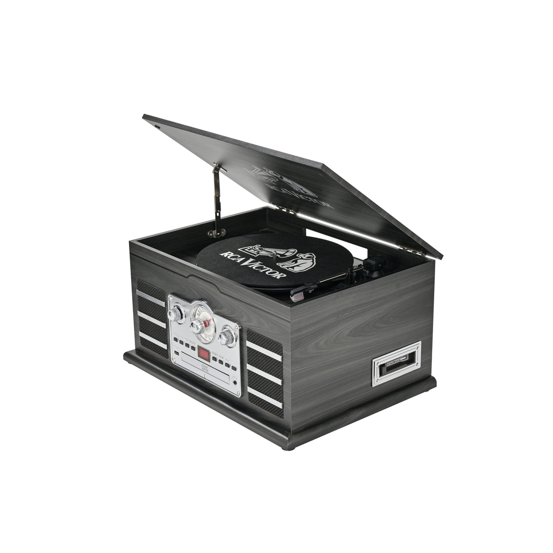 Roxbury 8-in-1 Turntable Music Center with AudioStream™