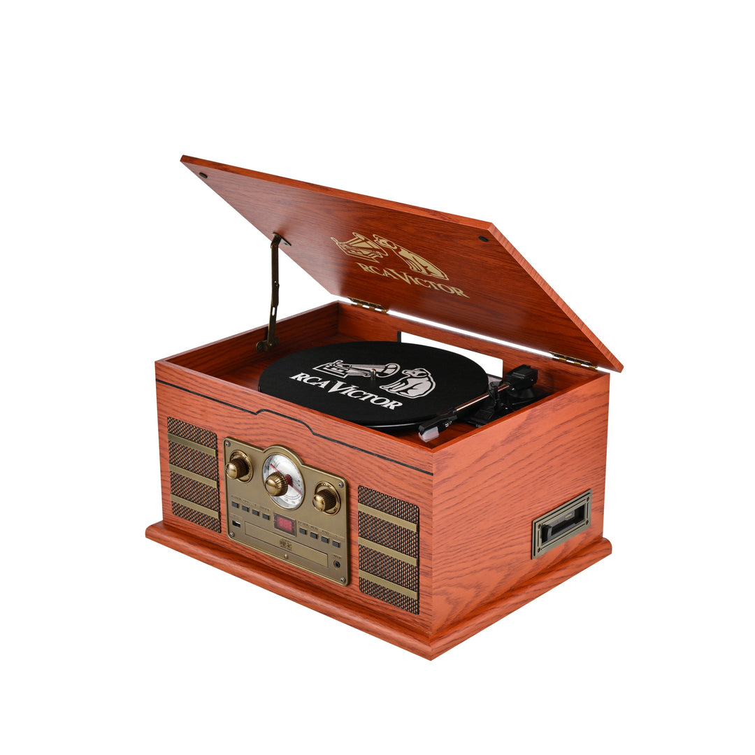 Roxbury 8-in-1 Turntable Music Center with AudioStream™
