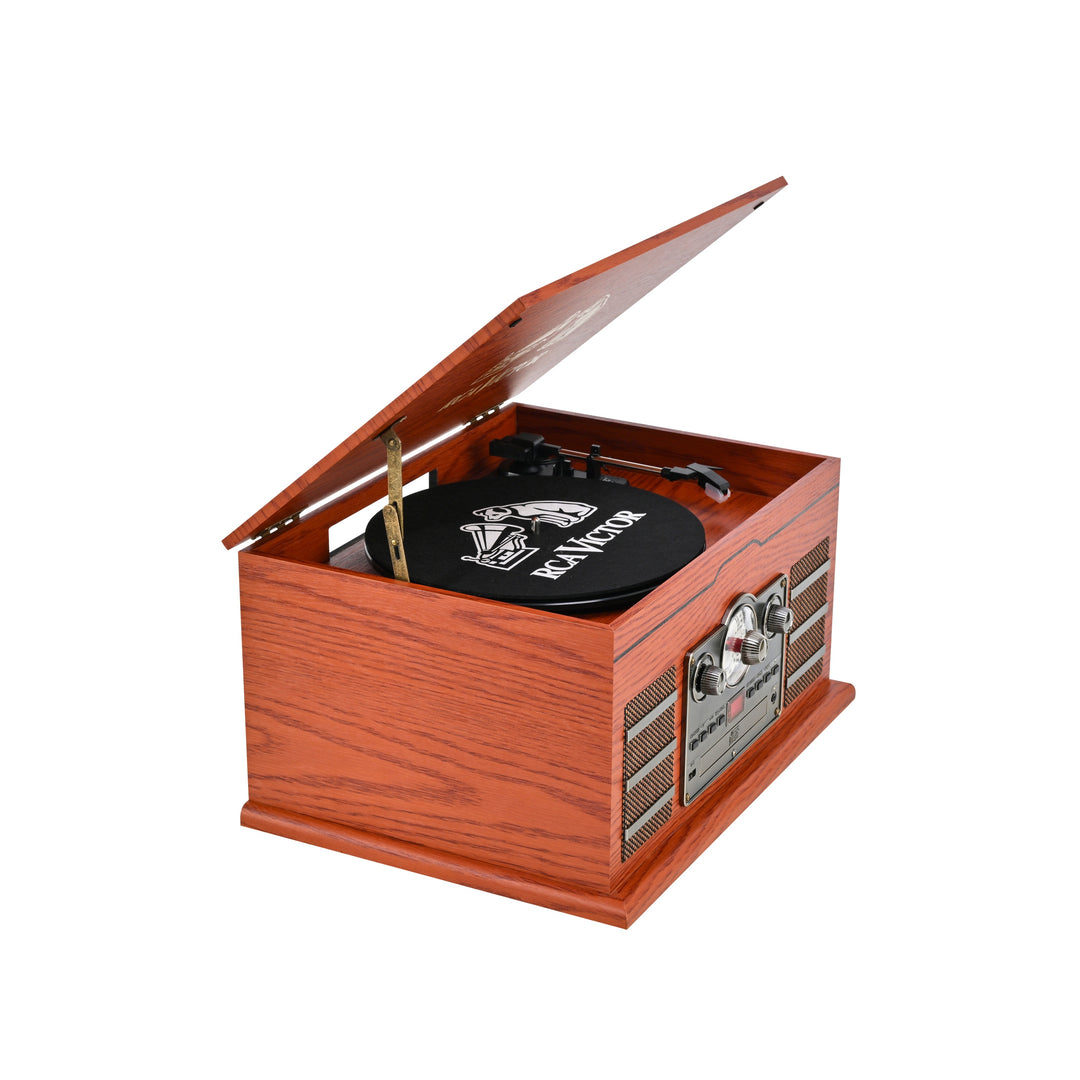 Roxbury 8-in-1 Turntable Music Center with AudioStream™
