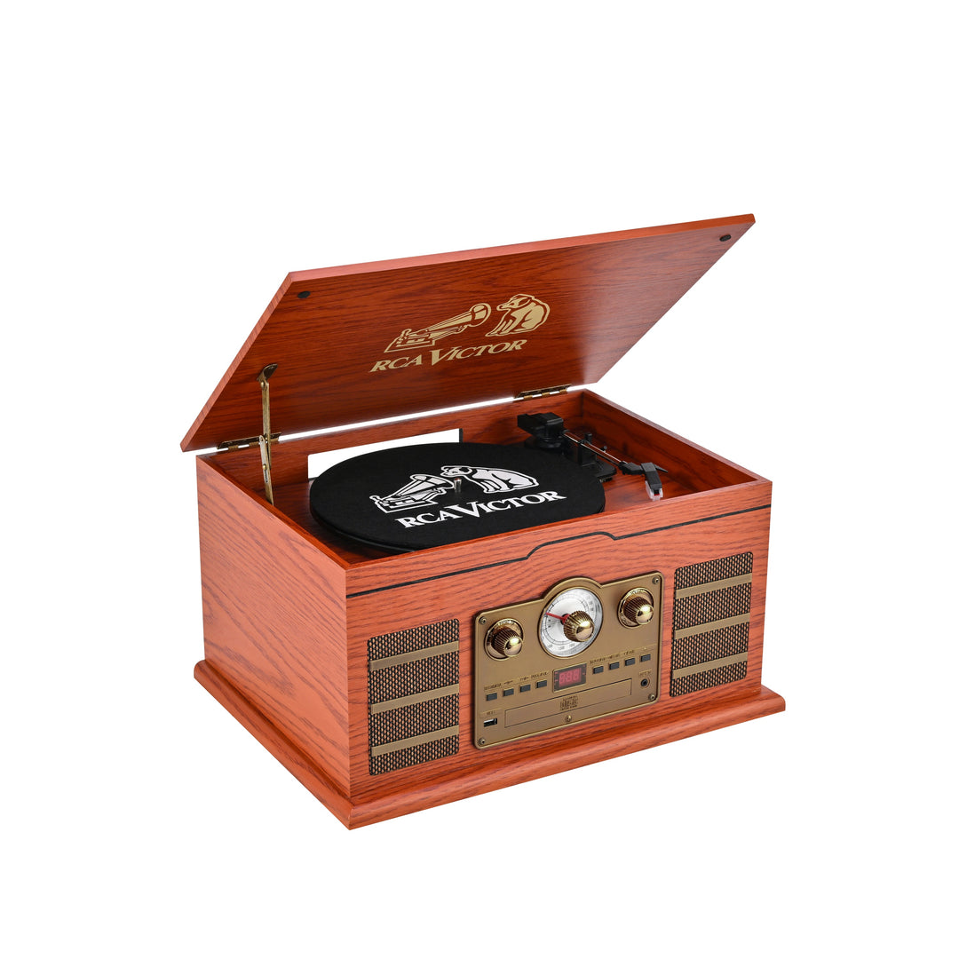 Roxbury 8-in-1 Turntable Music Center with AudioStream™