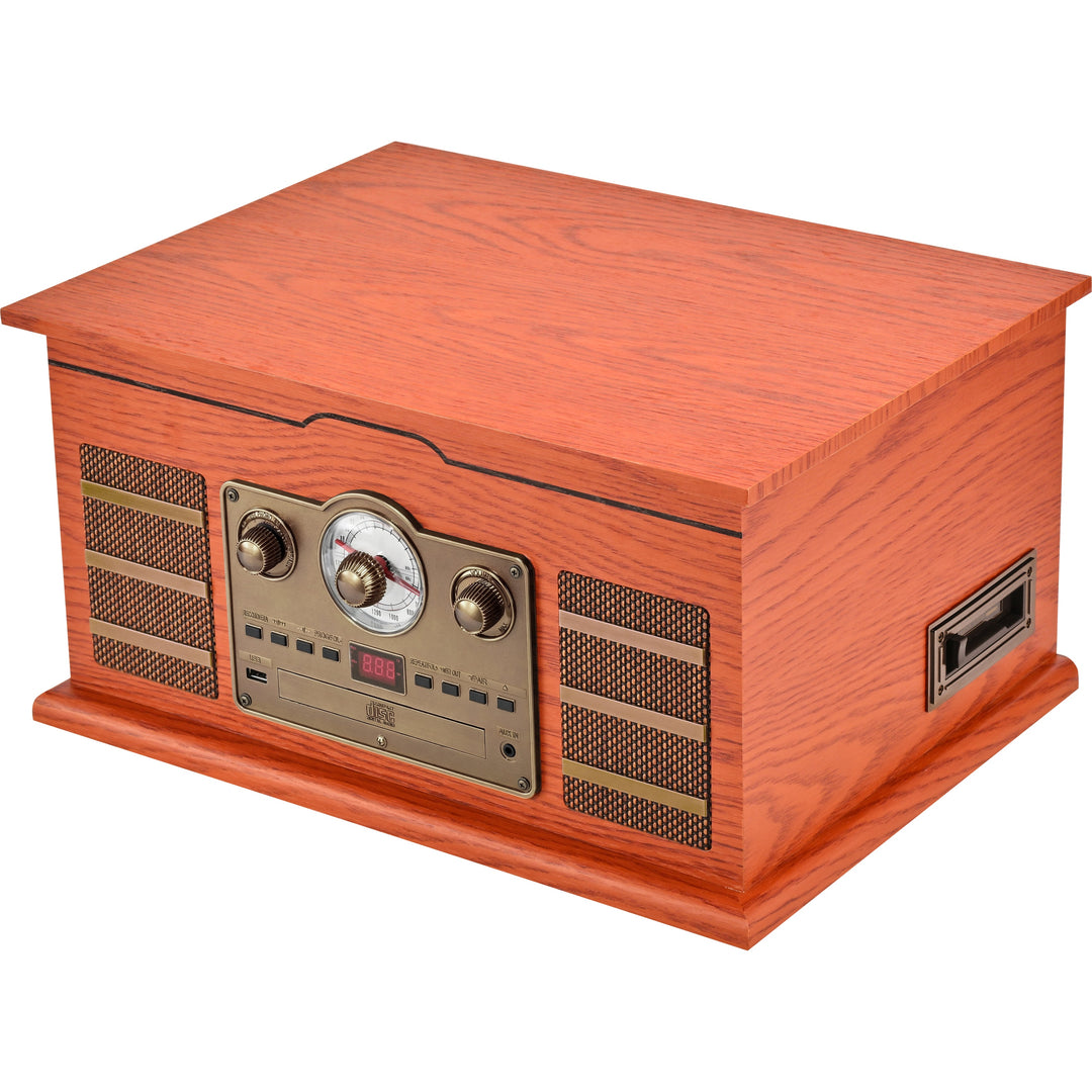 Roxbury 8-in-1 Turntable Music Center with AudioStream™