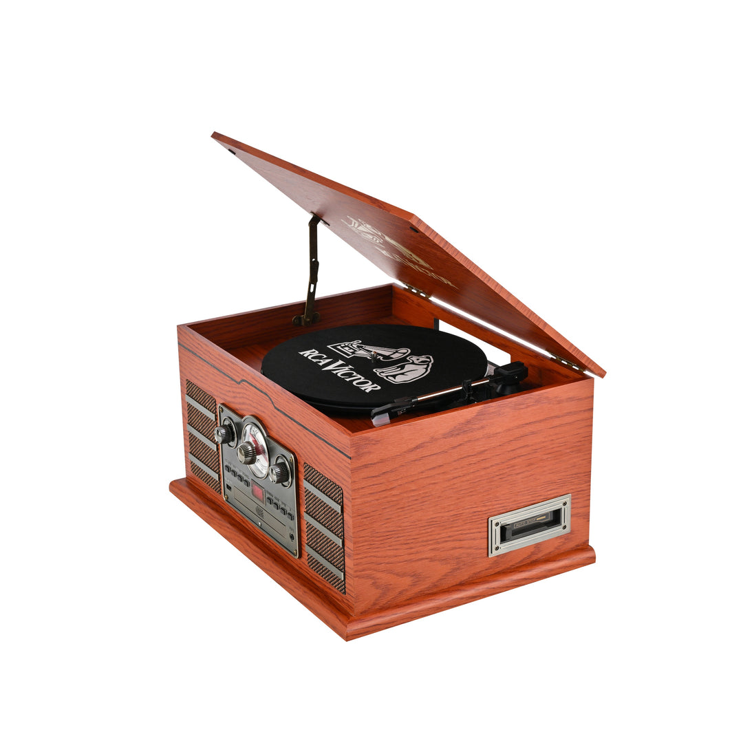 Roxbury 8-in-1 Turntable Music Center with AudioStream™