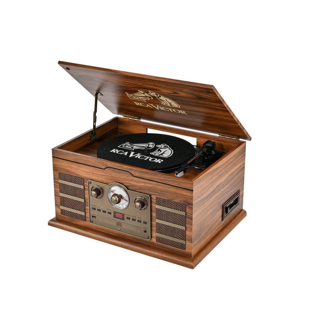 Roxbury 8-in-1 Turntable Music Center with AudioStream™