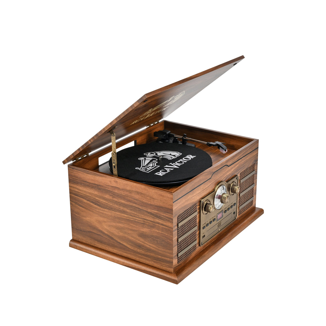 Roxbury 8-in-1 Turntable Music Center with AudioStream™