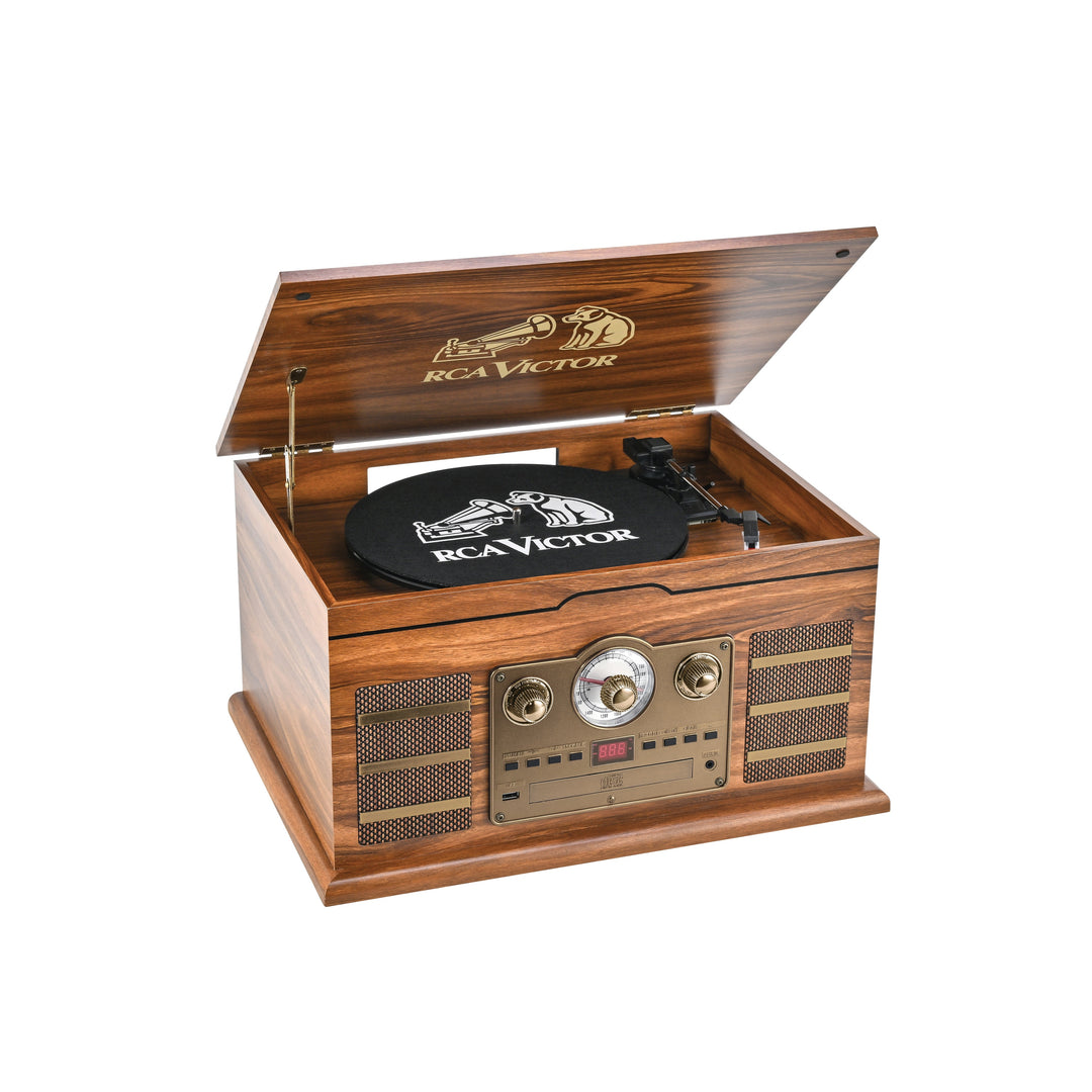 Roxbury 8-in-1 Turntable Music Center with AudioStream™