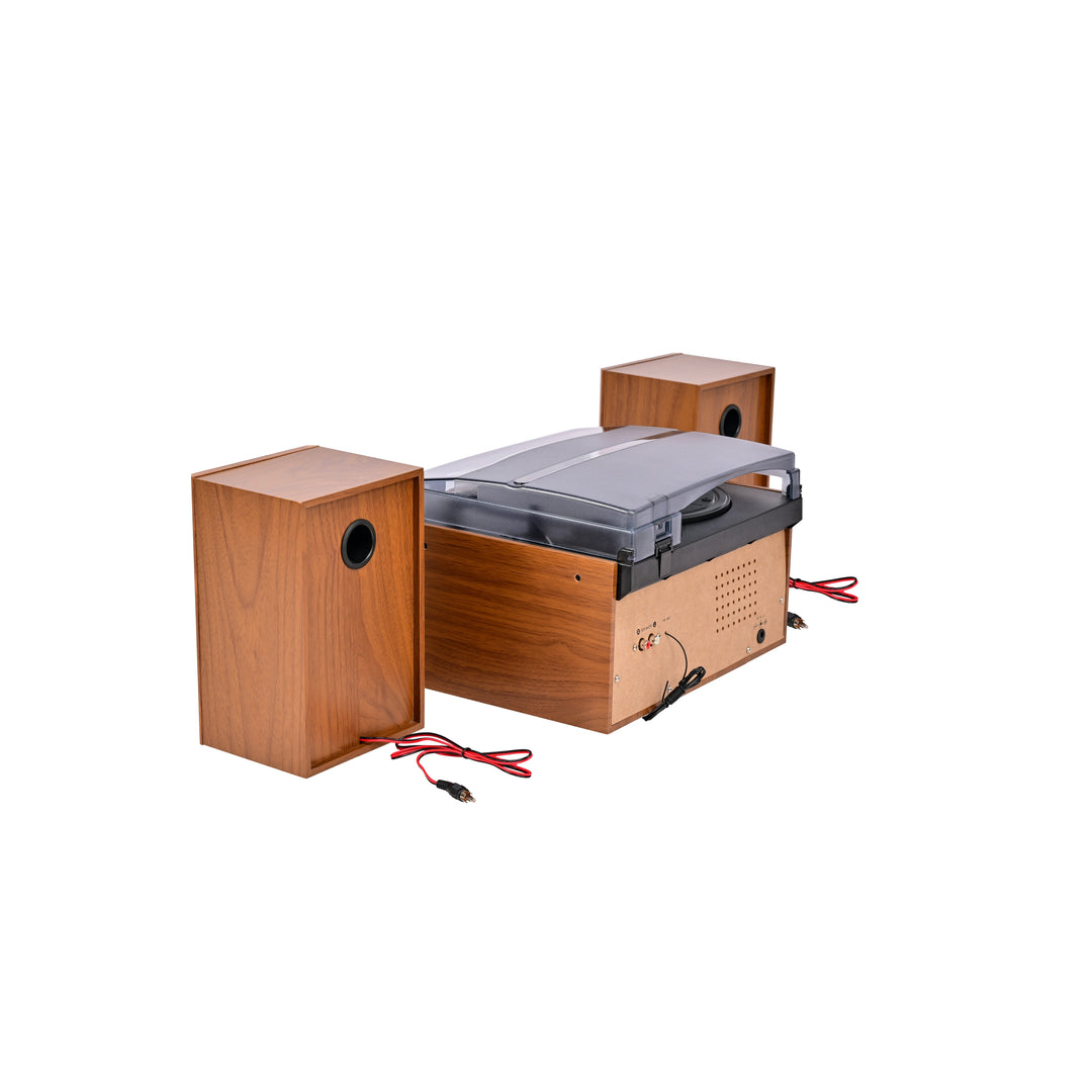 Wells 8-in-One Turntable Music Center with AudioStream™