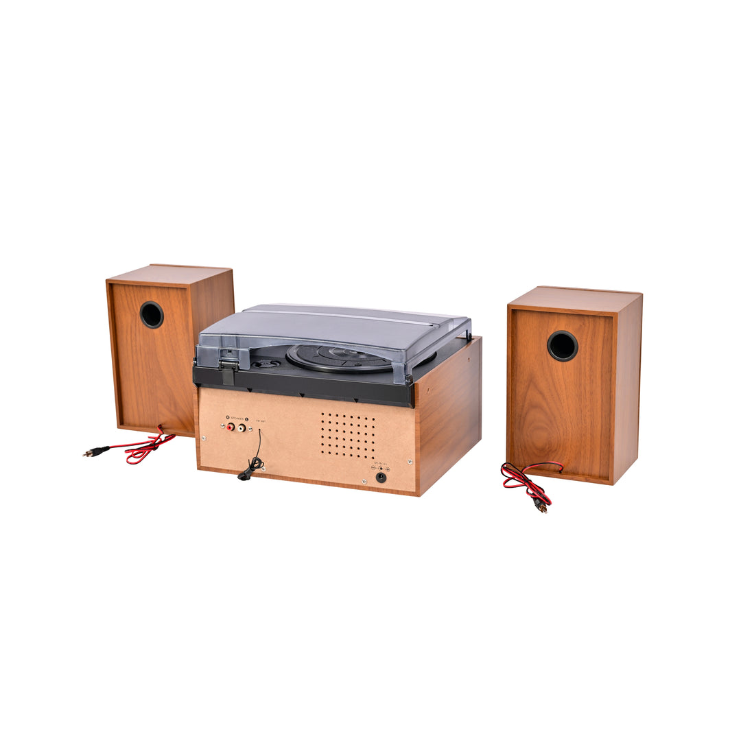 Wells 8-in-One Turntable Music Center with AudioStream™