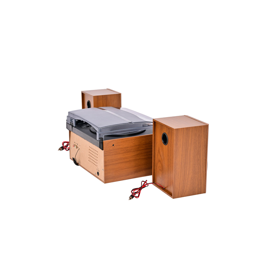 Wells 8-in-One Turntable Music Center with AudioStream™