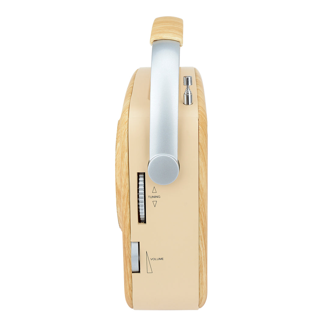 Portable Retro Radio 

with Built-in Rechargeable Battery