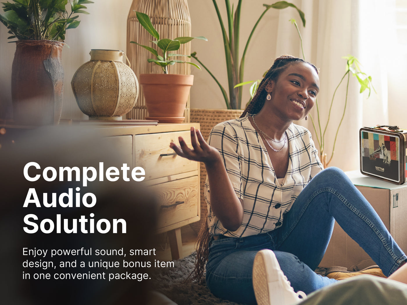 Bluetooth<sup>®</sup> Speaker Bonus Pack Includes Exclusive Metal Retro Lunch Box