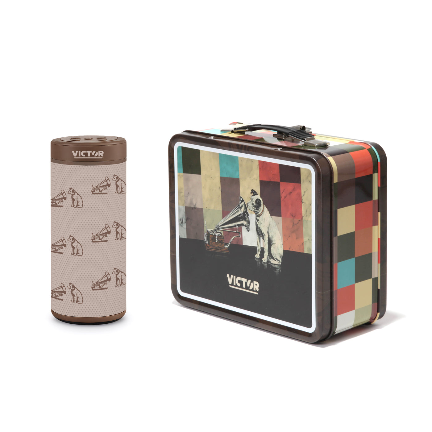 Bluetooth<sup>®</sup> Speaker Bonus Pack Includes Exclusive Metal Retro Lunch Box