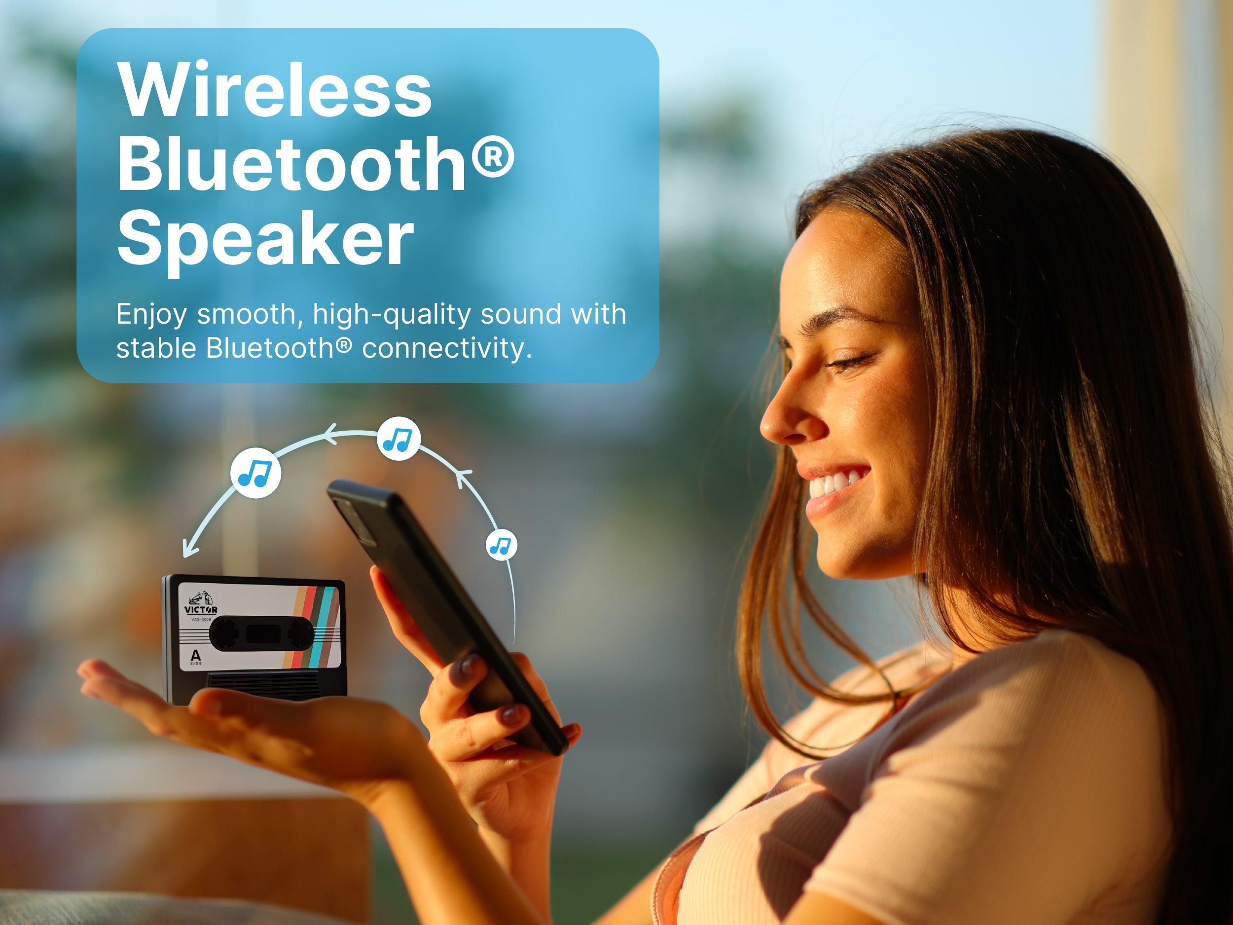 Cassette Bluetooth® Speaker – victoraudio