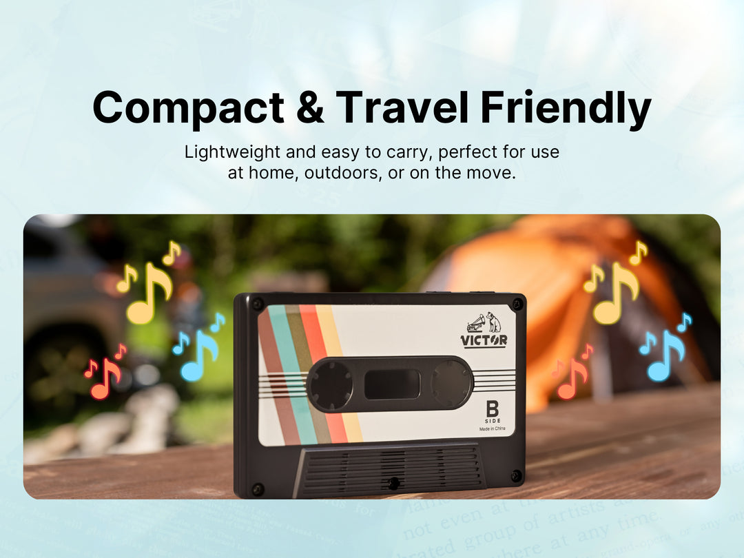 Cassette Bluetooth® Speaker, 2-Pack