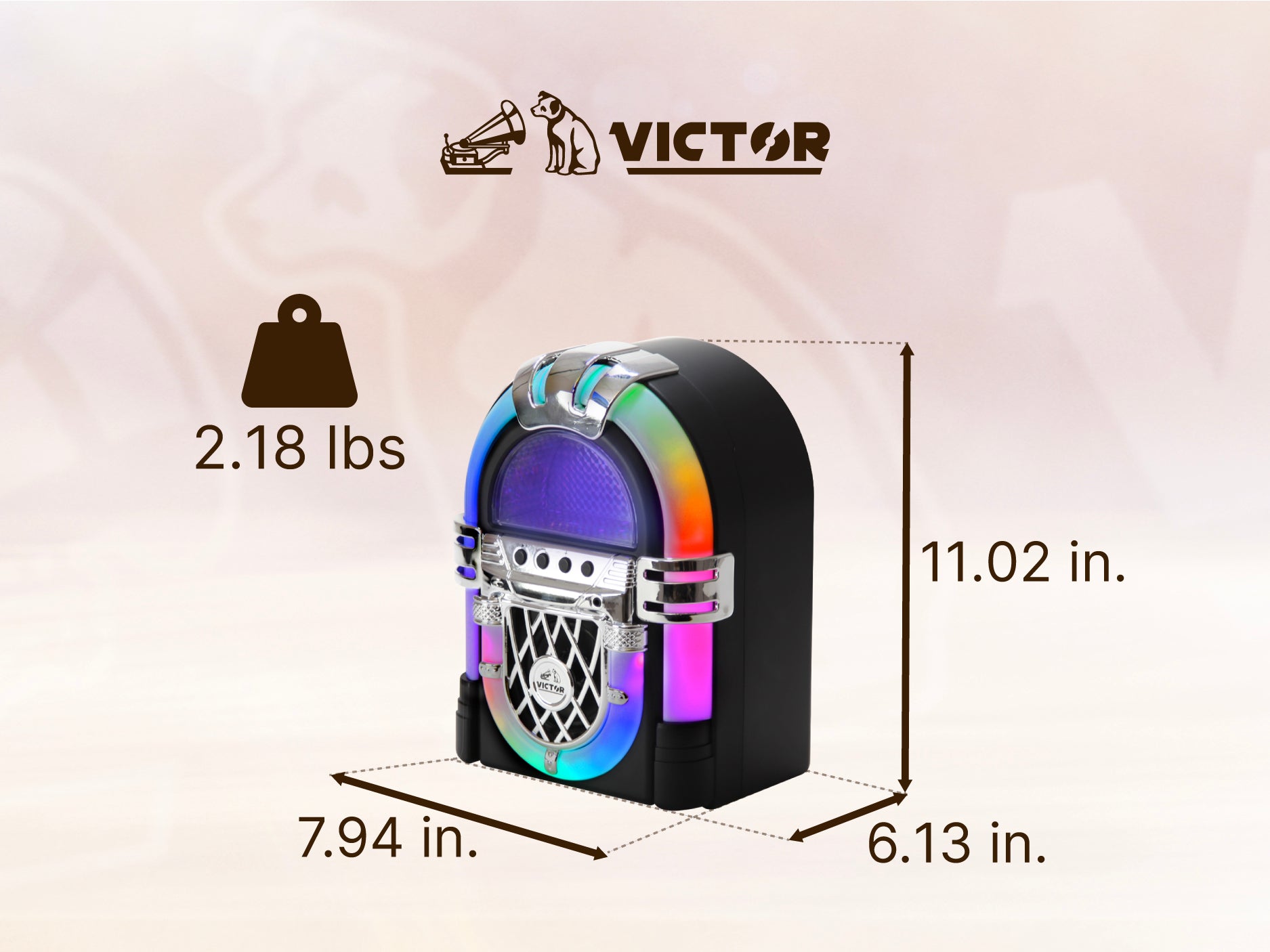 BLVD Mini Bluetooth® Jukebox – victoraudio