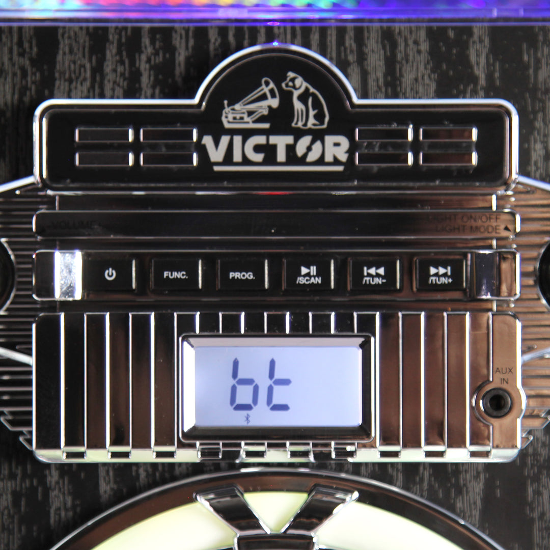 WILSHIRE 

Desktop Bluetooth® Jukebox with Multicolor LED Lighting