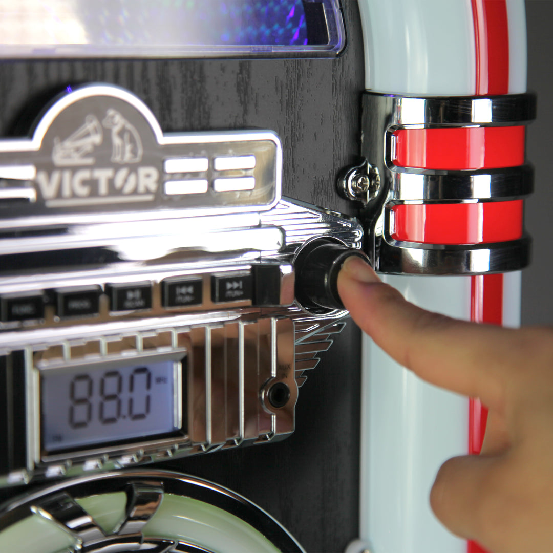 WILSHIRE 

Desktop Bluetooth® Jukebox with Multicolor LED Lighting