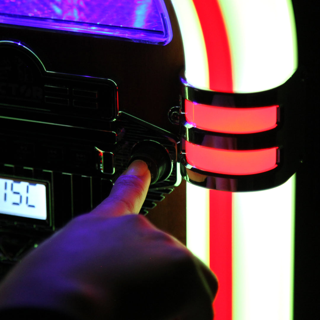 WILSHIRE 

Desktop Bluetooth® Jukebox with Multicolor LED Lighting