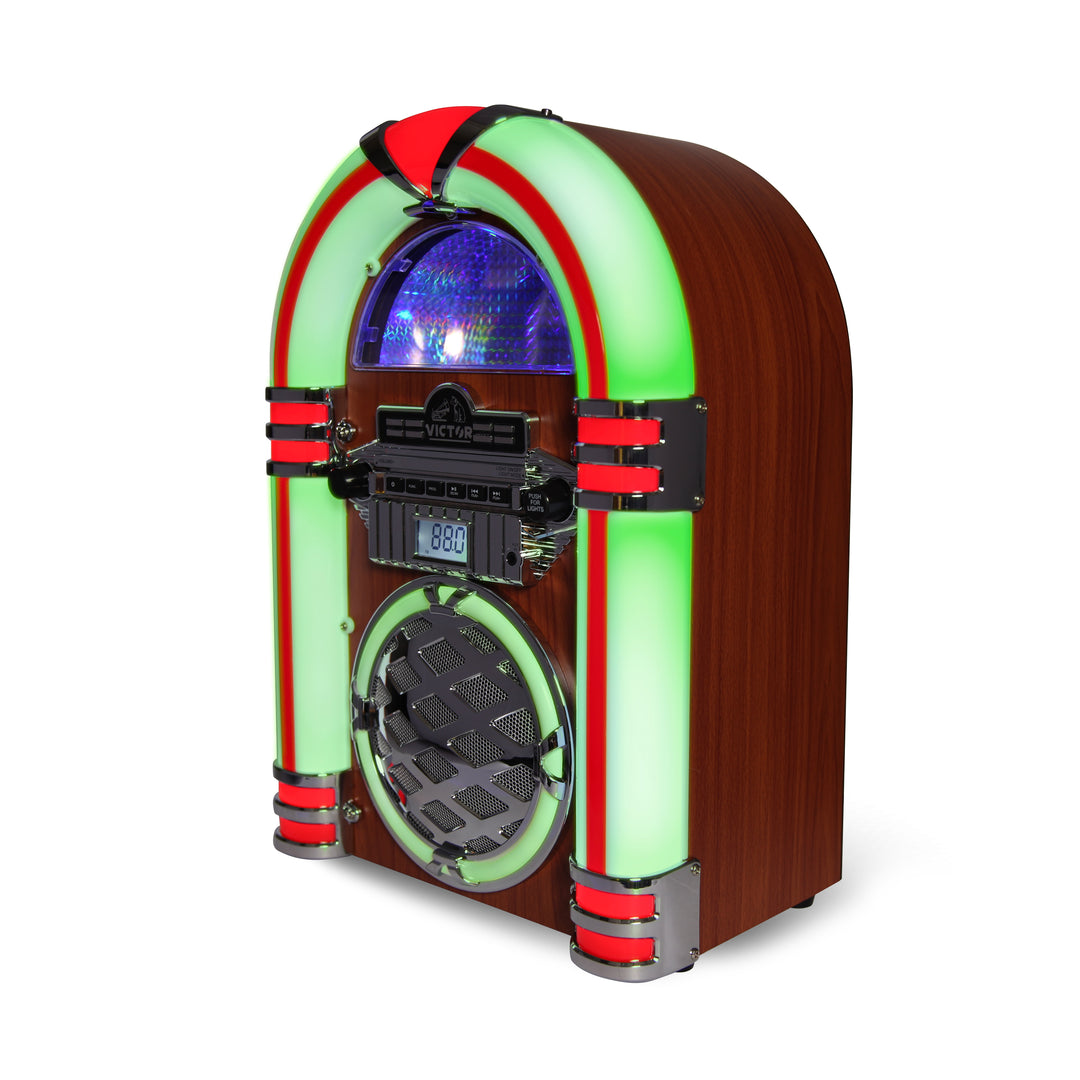 WILSHIRE 

Desktop Bluetooth® Jukebox with Multicolor LED Lighting
