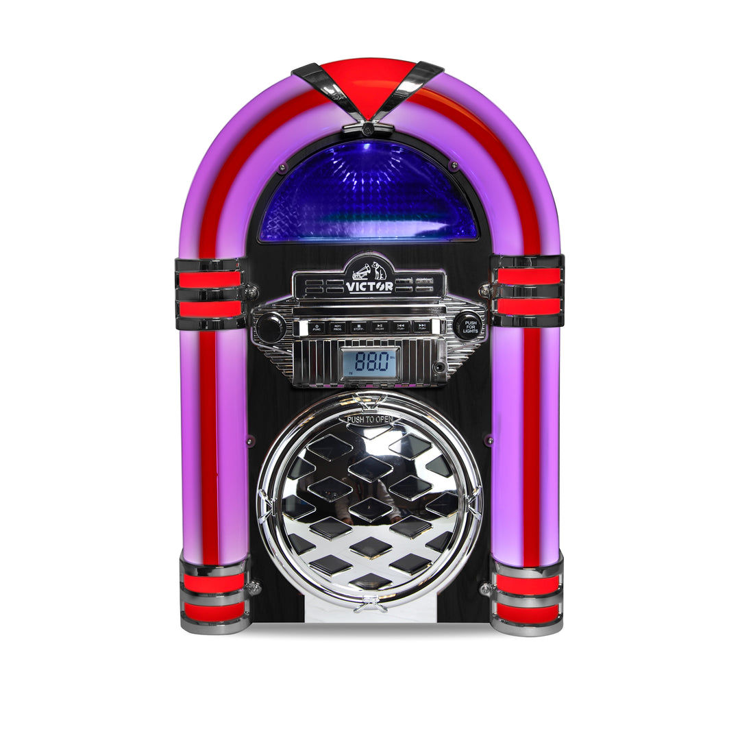 BROADWAY

Desktop Bluetooth® Jukebox with Multicolor LED Lighting