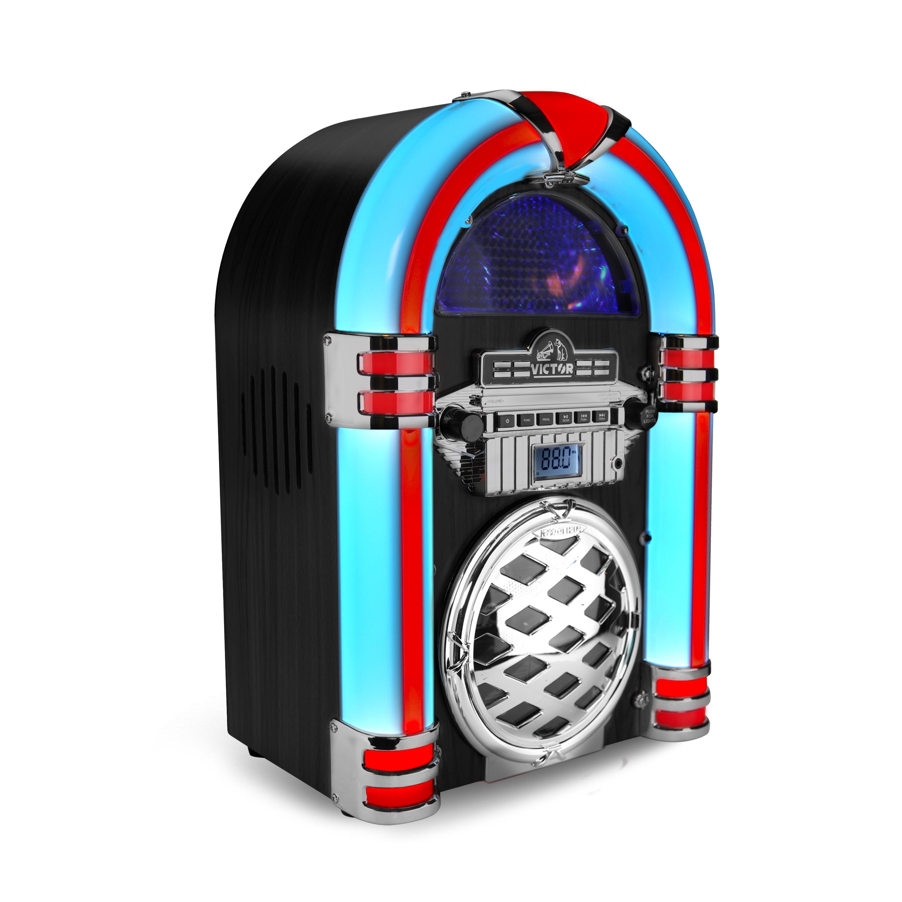 INI 藤牧京介UNIVERSALMUSICSTORE BOX&Blu-ray BROADWAY Desktop Bluetooth® Jukebox with Multicolor LED Lighting