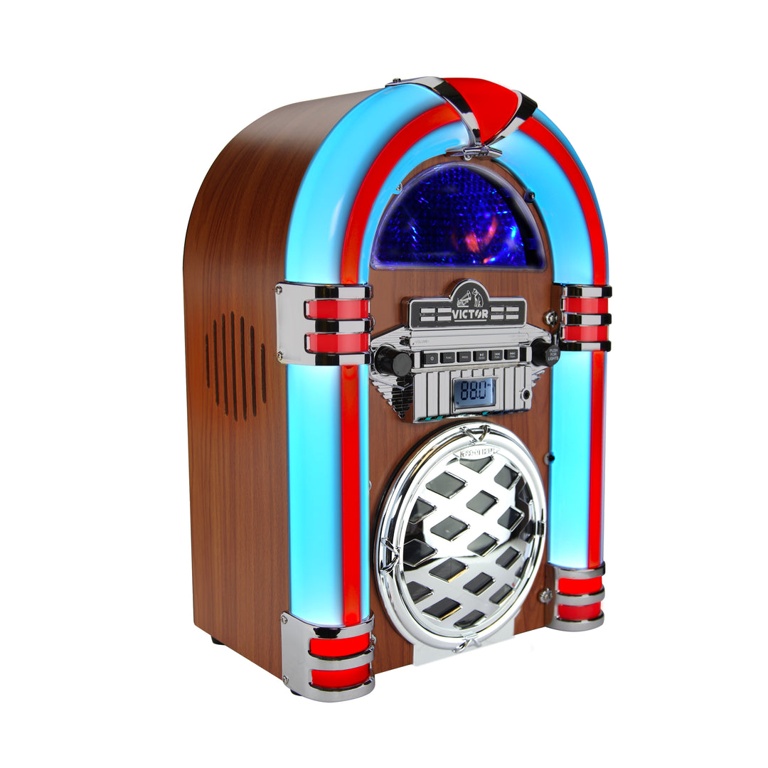 BROADWAY

Desktop Bluetooth® Jukebox with Multicolor LED Lighting