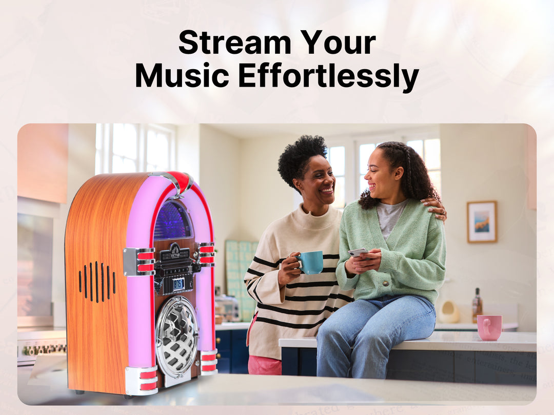 BROADWAY

Desktop Bluetooth® Jukebox with Multicolor LED Lighting