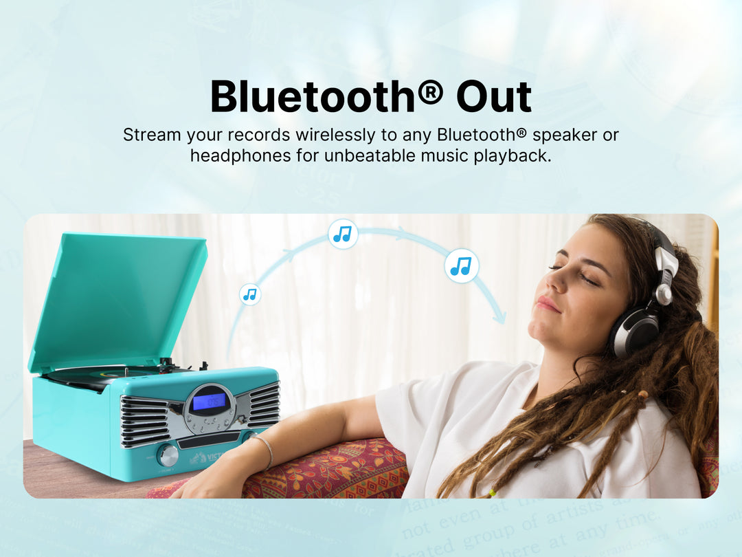 Diner 7-in-1 Turntable Music Center