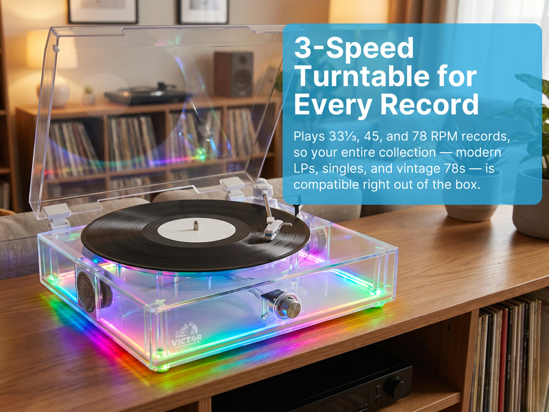 Mystic All-in-One Turntable with AudioStream™
