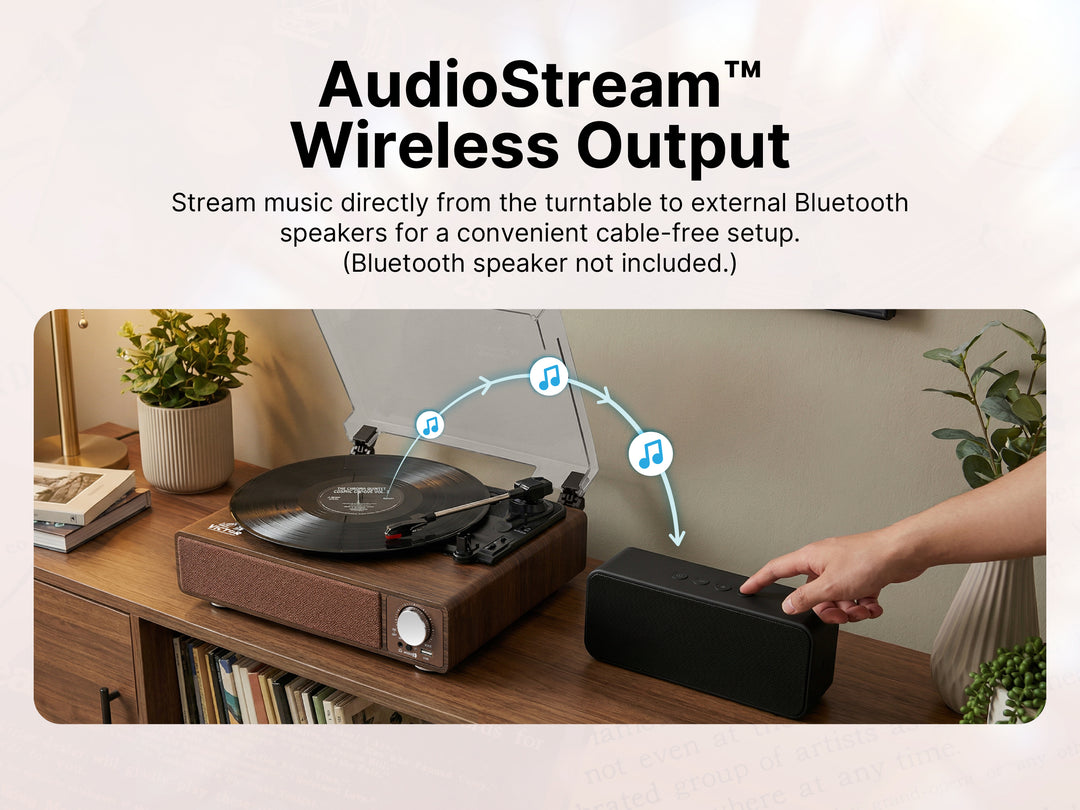 Amherst All-in-One Turntable with AudioStream™