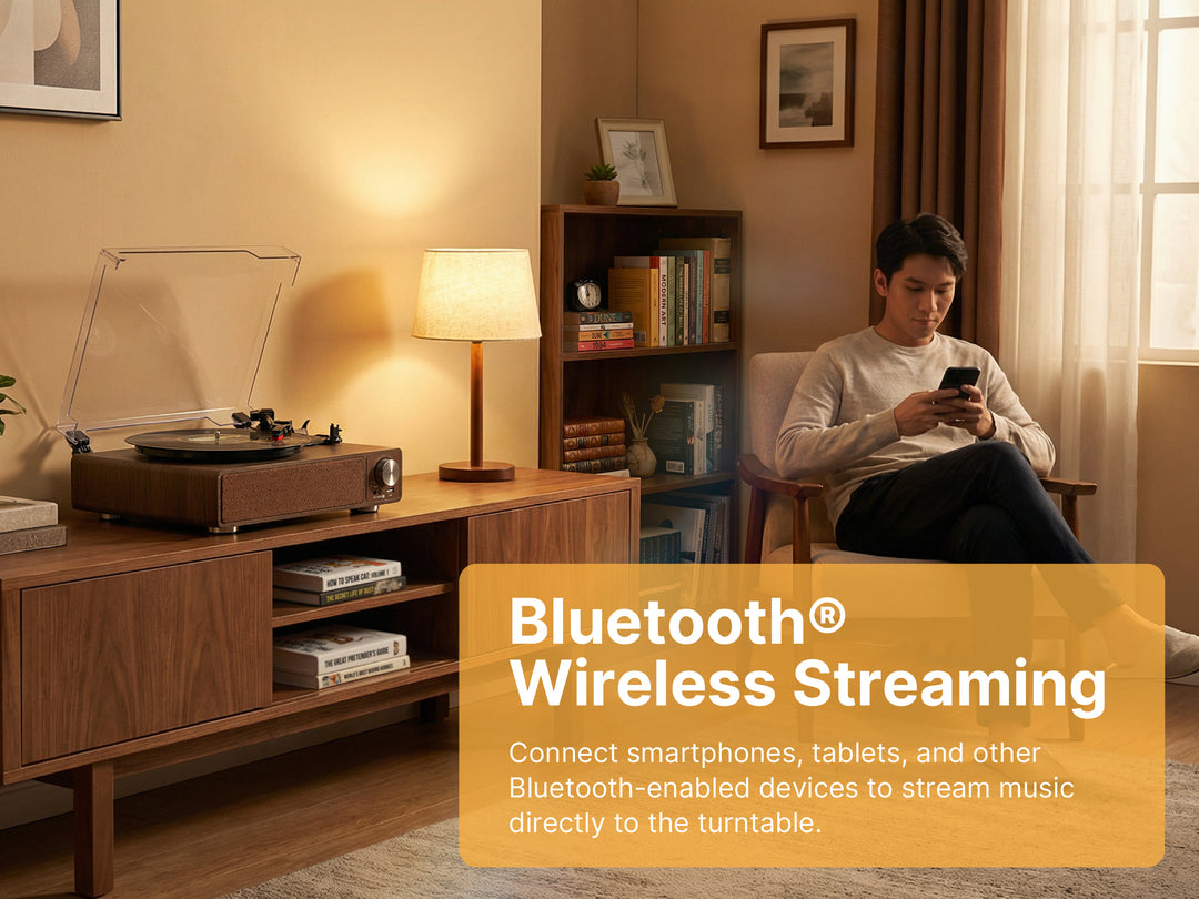 Amherst All-in-One Turntable with AudioStream™