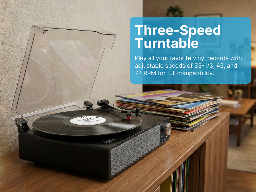 Amherst All-in-One Turntable with AudioStream™