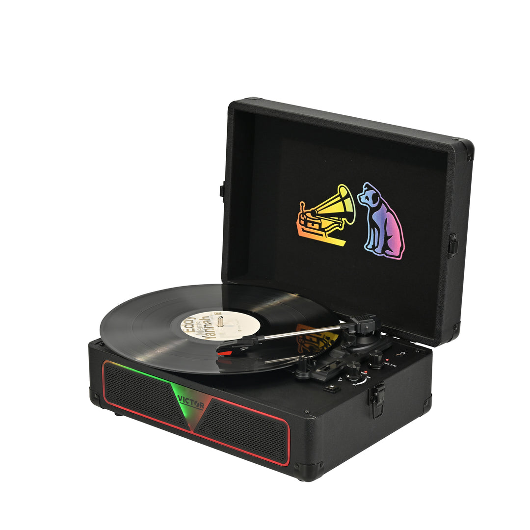 Metro Vibe Turntable with AudioStream™ & RGB Lighting