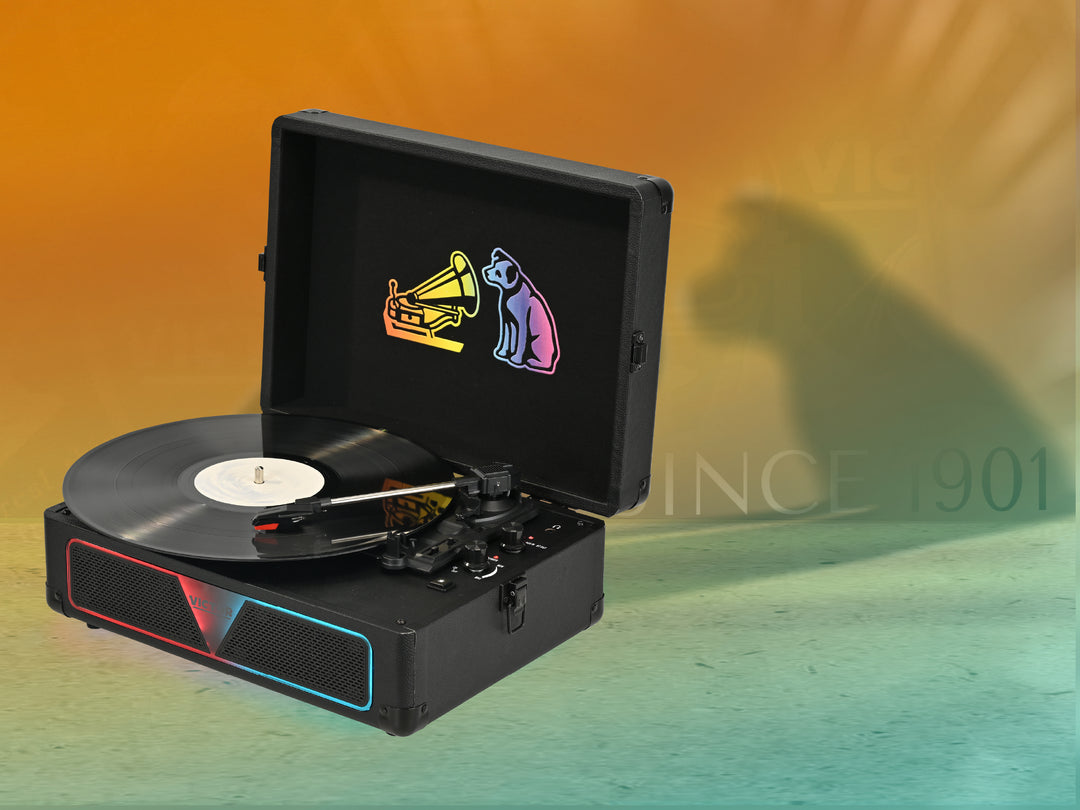 Metro Vibe Turntable with AudioStream™ & RGB Lighting