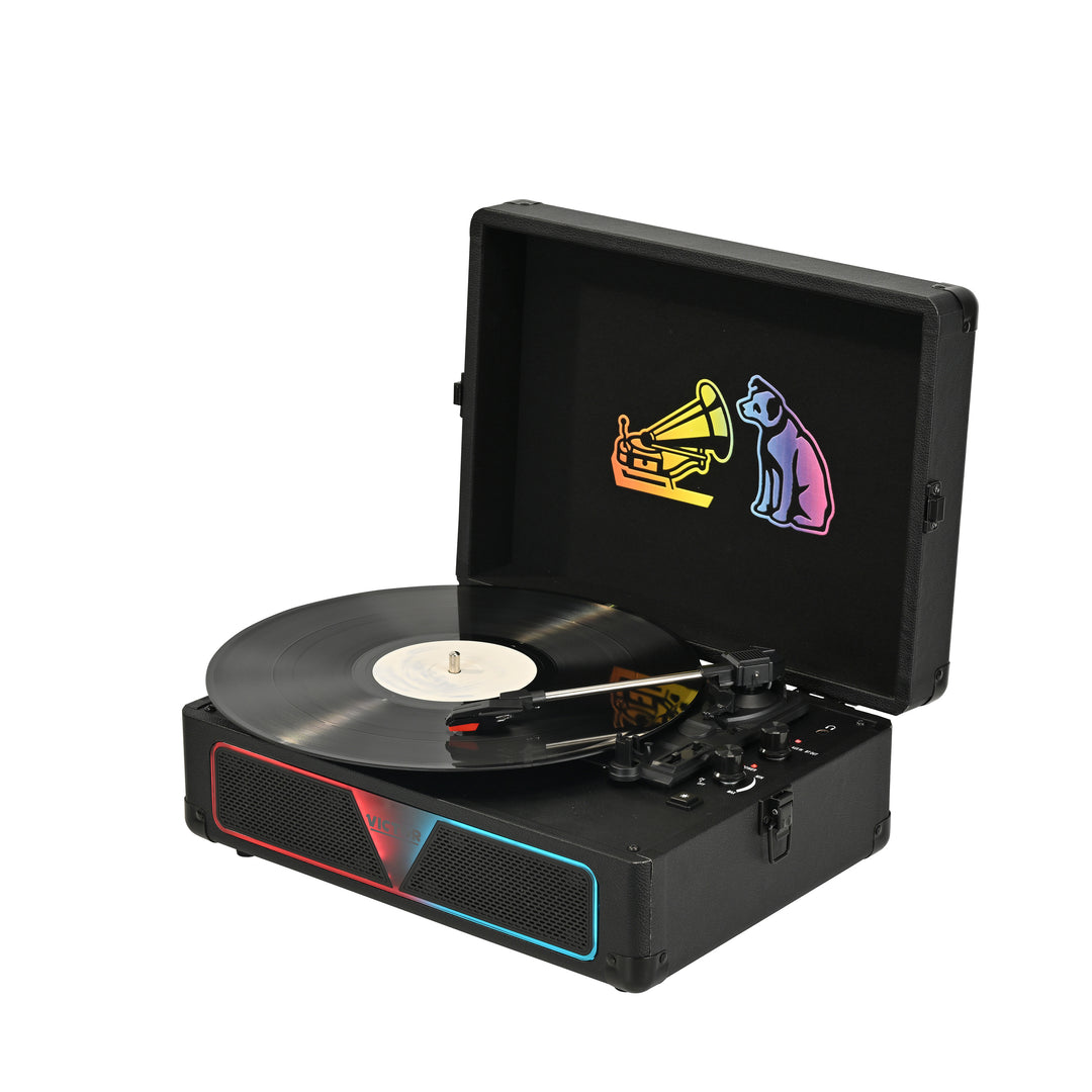 Metro Vibe Turntable with AudioStream™ & RGB Lighting