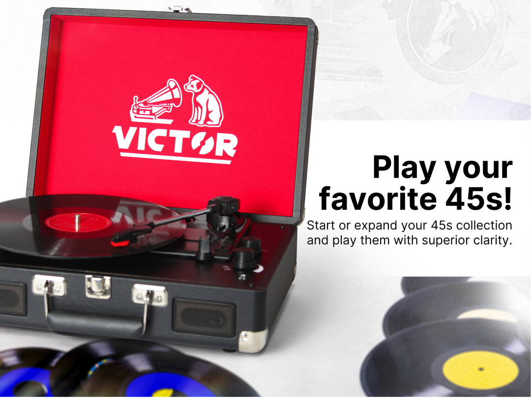 Metro
Dual Bluetooth® Suitcase Turntable